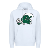 White tulane green wave Premium Hoodie - linhVisuals