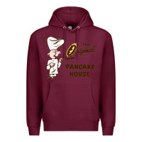 Burgundy resto pancake house Premium Hoodie - linhVisuals