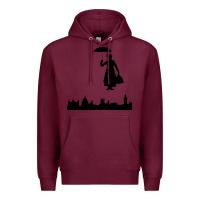 Burgundy marry poppins Premium Hoodie - linhVisuals