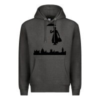 Charcoal Heather marry poppins Premium Hoodie - linhVisuals