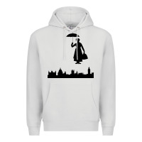 Dove Grey marry poppins Premium Hoodie - linhVisuals