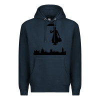Navy marry poppins Premium Hoodie - linhVisuals