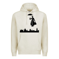Oatmeal Heather marry poppins Premium Hoodie - linhVisuals