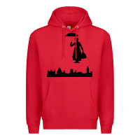 Red marry poppins Premium Hoodie - linhVisuals