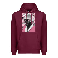 Burgundy tyler the creator 2 Premium Hoodie - linhVisuals