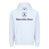 White mercedez benz [tw] Premium Hoodie - linhVisuals
