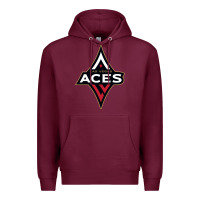 Burgundy the aces, la women sport Premium Hoodie - linhVisuals