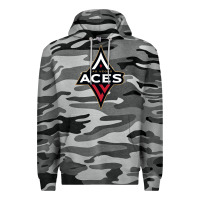 Slate Camo the aces, la women sport Premium Hoodie - linhVisuals