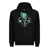 Black new york women sport Premium Hoodie - linhVisuals