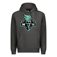 Charcoal Heather new york women sport Premium Hoodie - linhVisuals
