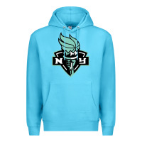 Ocean Blue new york women sport Premium Hoodie - linhVisuals