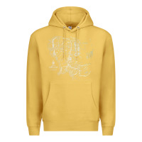 Antique Gold middle earth map [tb] Premium Hoodie - linhVisuals