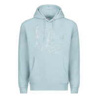 Blue Mist middle earth map [tb] Premium Hoodie - linhVisuals