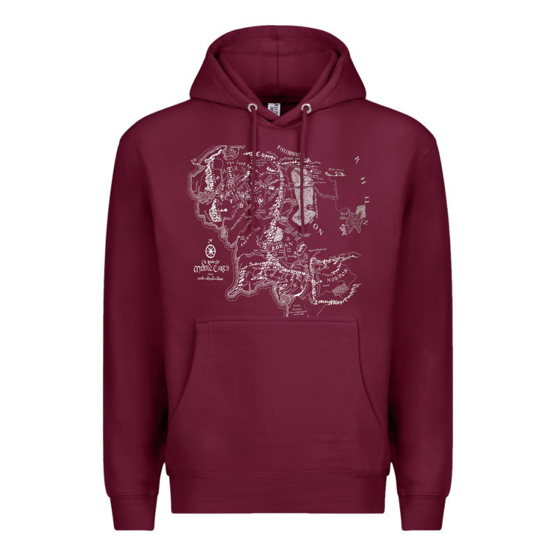 Middle Earth Map [tb] Premium Hoodie by linhVisuals | Teevron