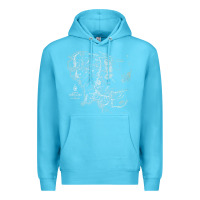 Ocean Blue middle earth map [tb] Premium Hoodie - linhVisuals