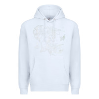 White middle earth map [tb] Premium Hoodie - linhVisuals