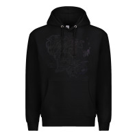 Black middle earth map [tw] Premium Hoodie - linhVisuals