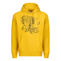 Lemon middle earth map [tw] Premium Hoodie - linhVisuals
