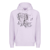 Lilac middle earth map [tw] Premium Hoodie - linhVisuals