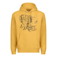 Mustard middle earth map [tw] Premium Hoodie - linhVisuals