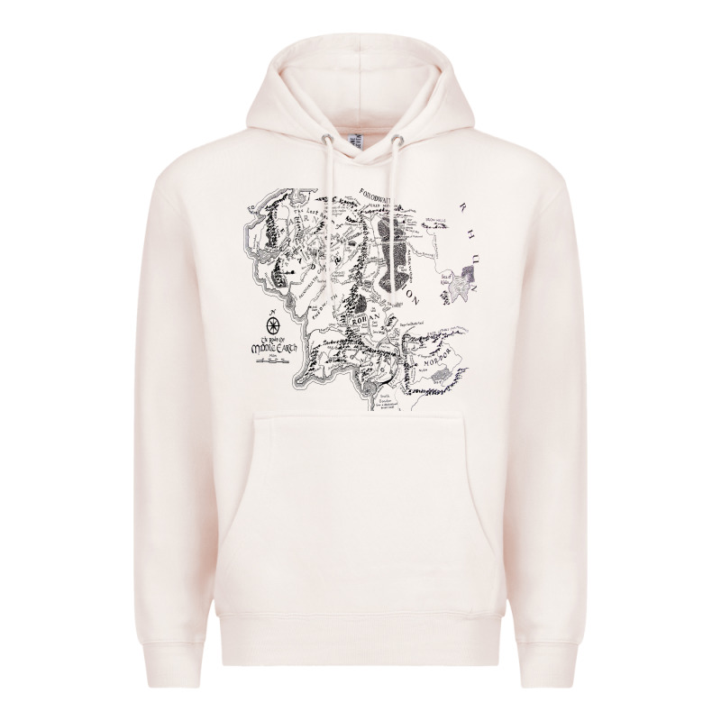 Middle Earth Map [tw] Premium Hoodie by linhVisuals | Teevron