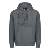 Rock middle earth map [tw] Premium Hoodie - linhVisuals