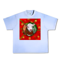 Grape Ice christmas hereford calf Urban Heavy Tee - LillyAllenDesigns