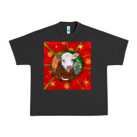 Pigment Black christmas hereford calf Urban Heavy Tee - LillyAllenDesigns