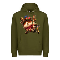 Army Green league of legends teemo Premium Hoodie - linhVisuals