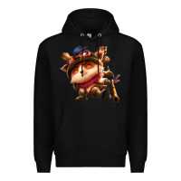 Black league of legends teemo Premium Hoodie - linhVisuals