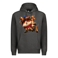 Charcoal Heather league of legends teemo Premium Hoodie - linhVisuals