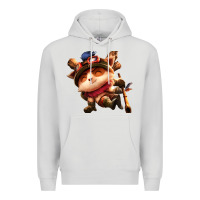 Dove Grey league of legends teemo Premium Hoodie - linhVisuals