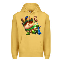Antique Gold league of legends teemo Premium Hoodie - linhVisuals