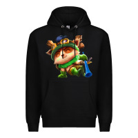 Black league of legends teemo Premium Hoodie - linhVisuals