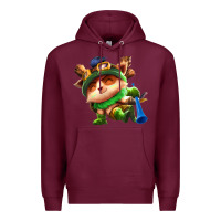 Burgundy league of legends teemo Premium Hoodie - linhVisuals