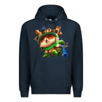 Navy league of legends teemo Premium Hoodie - linhVisuals