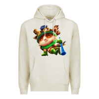 Oatmeal Heather league of legends teemo Premium Hoodie - linhVisuals