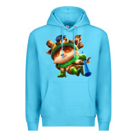 Ocean Blue league of legends teemo Premium Hoodie - linhVisuals