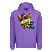 Purple league of legends teemo Premium Hoodie - linhVisuals