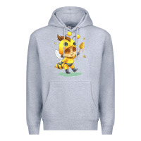 Heather Grey league of legends beemo Premium Hoodie - linhVisuals