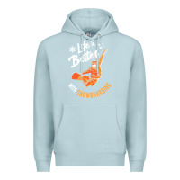 Blue Mist snowboard t  shirt snowboarding i snowboarder i winter sports t  shirt Premium Hoodie - linhVisuals