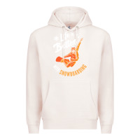 Pale Pink snowboard t  shirt snowboarding i snowboarder i winter sports t  shirt Premium Hoodie - linhVisuals