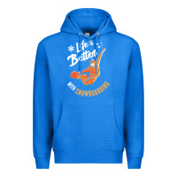 True Royal snowboard t  shirt snowboarding i snowboarder i winter sports t  shirt Premium Hoodie - linhVisuals