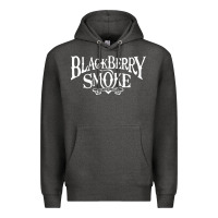 Charcoal Heather blackberry smoke Premium Hoodie - linhVisuals