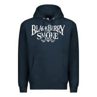 Navy blackberry smoke Premium Hoodie - linhVisuals