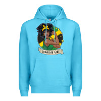 Jamaican Black Woman T Shirt Jamaica Afro Girl Pride Premium Hoodie | Teevron