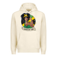 Tofu jamaican black woman t shirt jamaica afro girl pride Premium Hoodie - linhVisuals