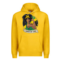 Lemon jamaican black woman t shirt jamaica afro girl pride Premium Hoodie - linhVisuals