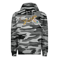Slate Camo leopard gecko playing video game lizard & reptiles gamers t shirt Premium Hoodie - linhVisuals