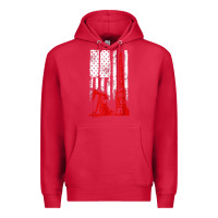Cardinal oilfield shirt   us flag oil rig shirt Premium Hoodie - linhVisuals